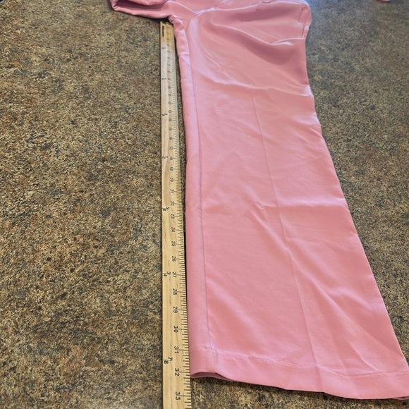 Love Tree Wide Leg Pants Back Elastic Waistband Light Pink Pockets Womens Size L - Picture 12 of 14